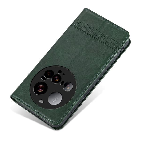 AZNS Xiaomi 15 Ultra Plånboksfodral Konstläder - Grön