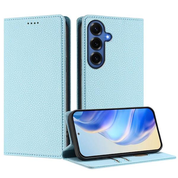Plånboksfodral för Samsung Galaxy S26 Plus RFID Blocking Konstläder - Ljusblå