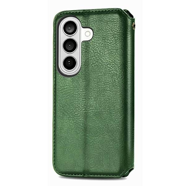 Plånboksfodral för Samsung Galaxy S26 Plus Konstläder - Grön