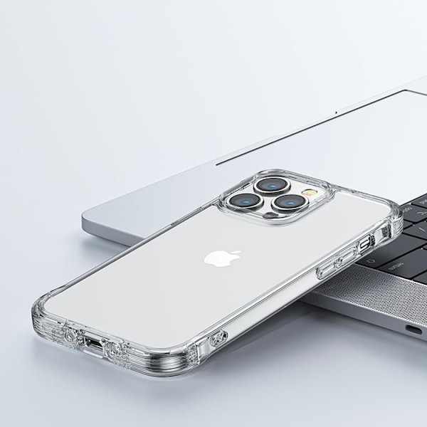 Joyroom iPhone 14 Pro Max Skal Defender Series Armored Hook - Clear Transparent