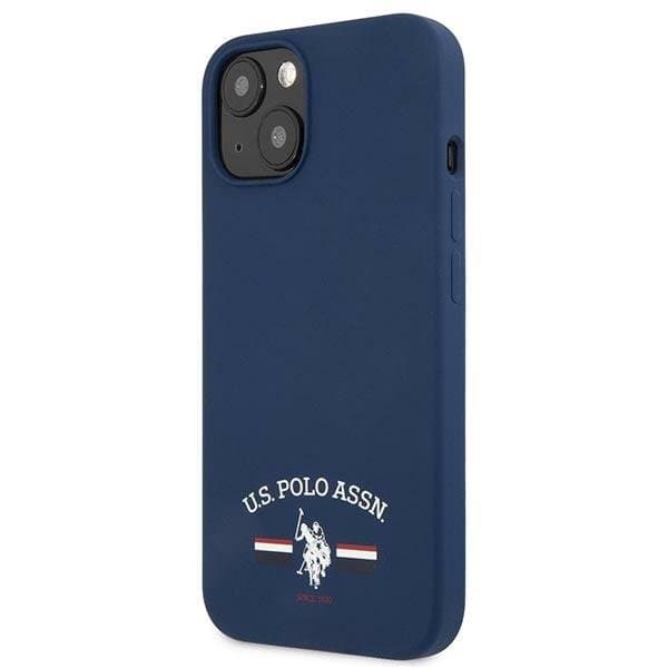 US Polo Silicone Collection Skal iPhone 13 mini - Navy Blå Blue