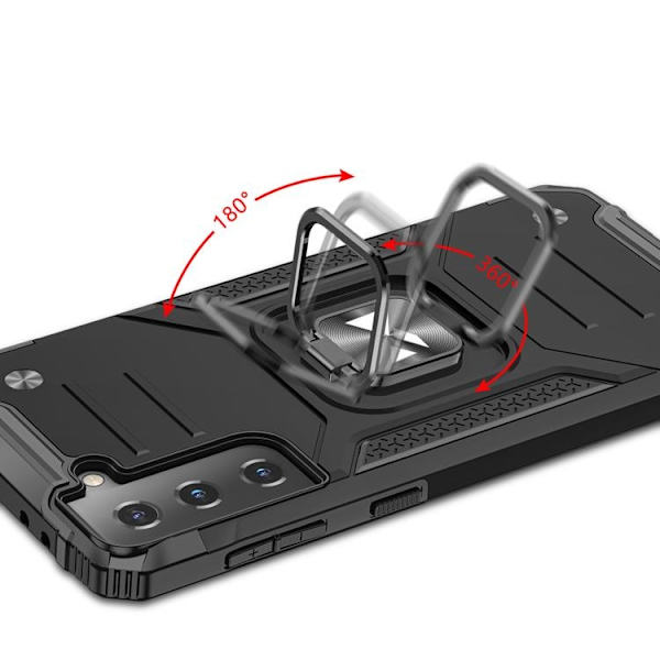 Wozinsky Ring Armor Skal Galaxy S22 Plus - Svart Svart