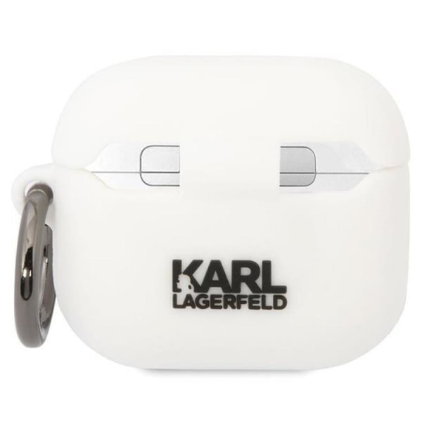 KARL LAGERFELD AirPods 3 Shell Silicone Karl & Choupette - valkoinen