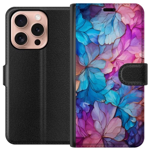Lompakkokotelo Apple iPhone 16 Pro -puhelimelle Magiskt-kuosilla