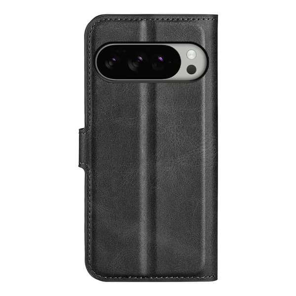 Google Pixel 10 Pro XL Konstläder Plånboksfodral Calf Texture - Svart Svart