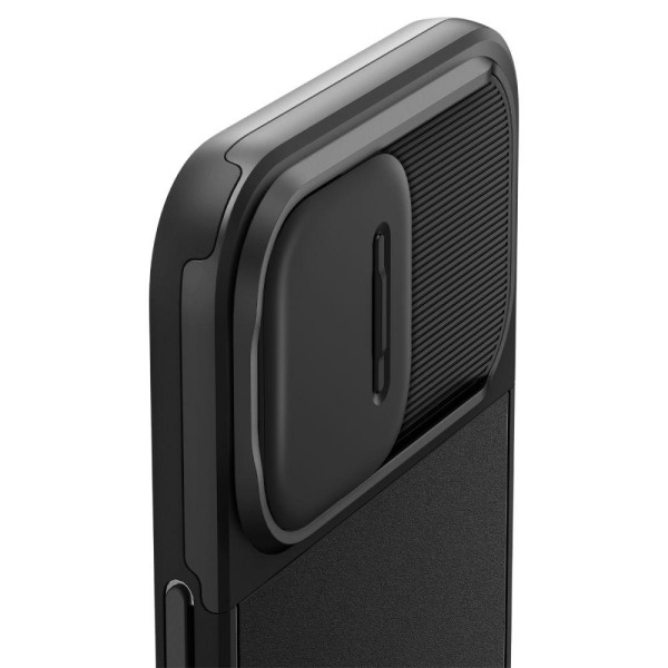 Spigen iPhone 14 Pro Max Magsafe Shell Optic Armor - Sort