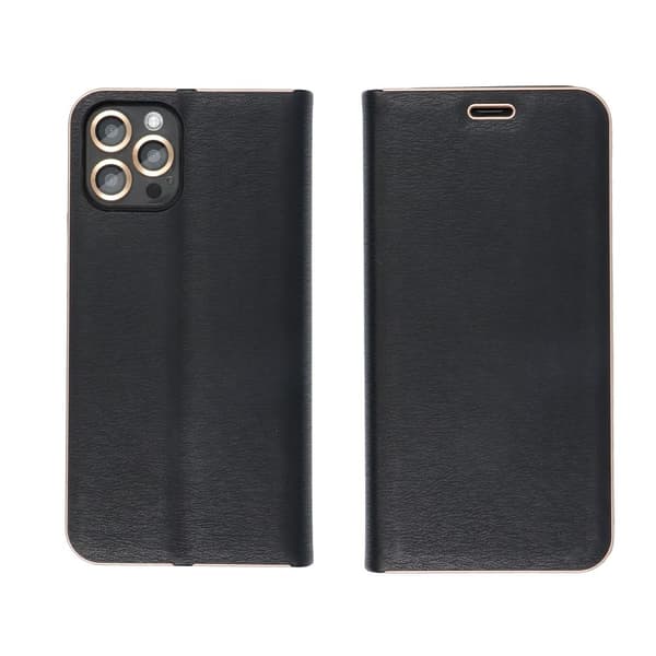 LUNA Gold Kotelo Samsung A54 5G musta Black