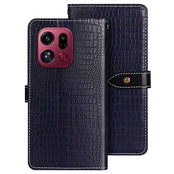 IDEWEI Oppo Find X9 Pro Plånboksfodral Konstläder Flip - Blå