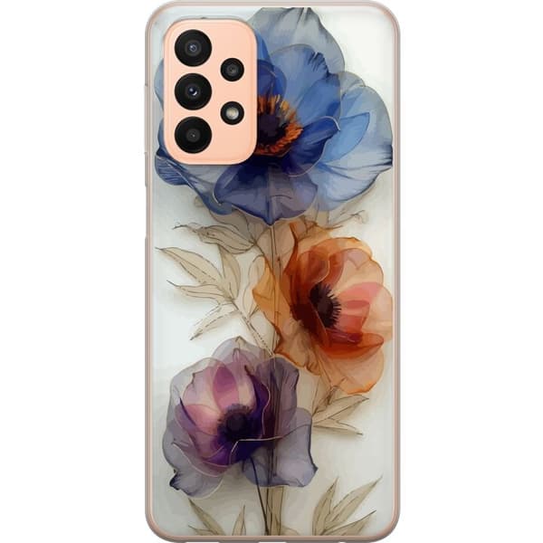 Mobilskal till Samsung Galaxy A23 5G med Silkesblommor