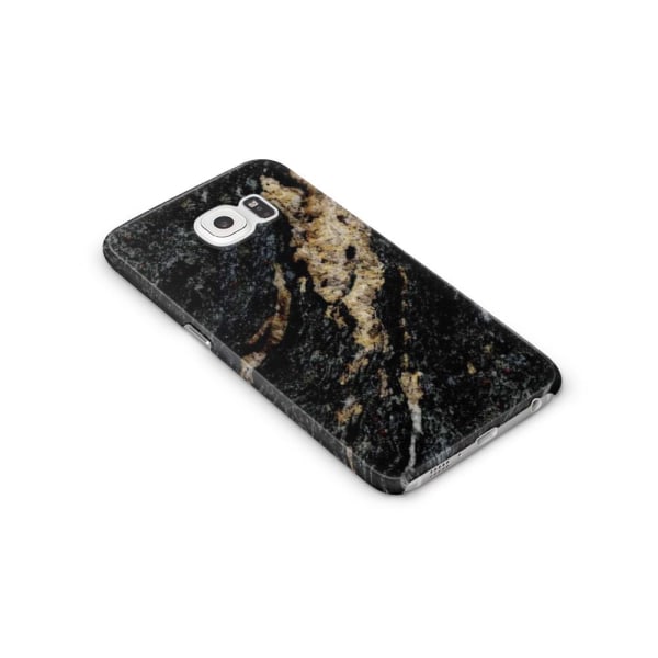 Skal till Samsung Galaxy S6 - Marble - Svart