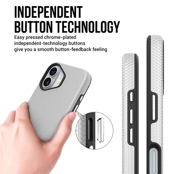 Mobilskal till iPhone 17 MagSafe Protective TPU+PC - Silver Silver