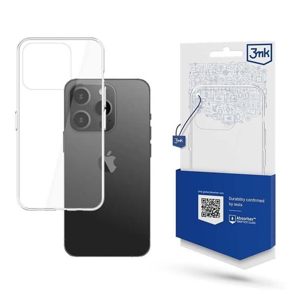 3MK Mobilskal till iPhone 15 Pro Max Armor - Transparent Transparent
