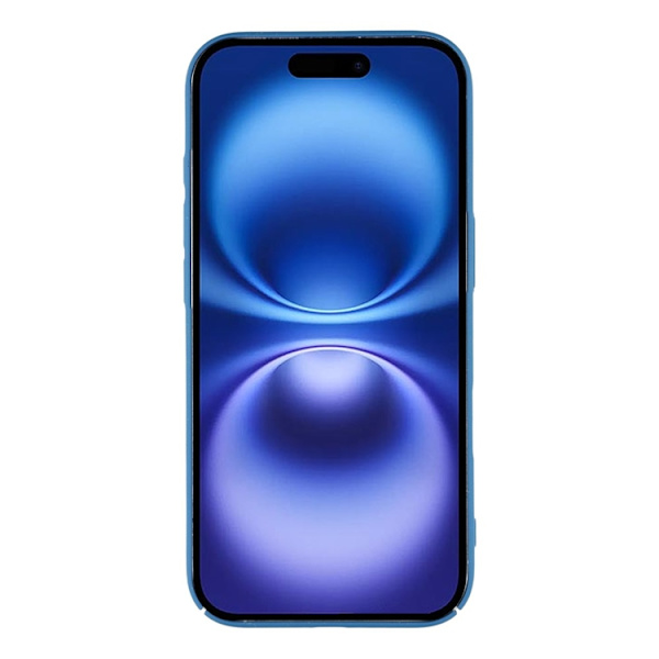 Mobilskal till iPhone 17 Skin-Touch Rubberized Hard PC - Blå Blå