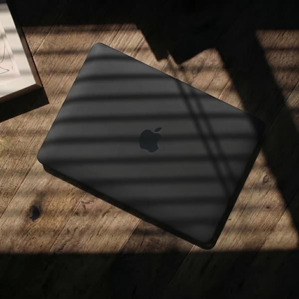 Tech-Protect Fodral För Macbook Pro 14 Soft Shell - Matte Svart Svart