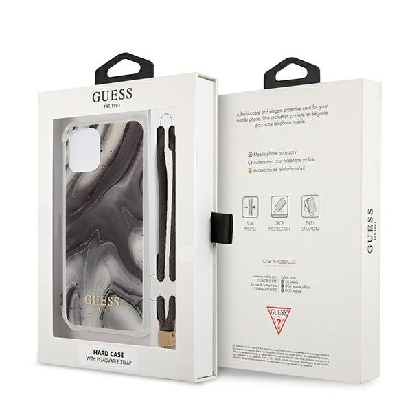 Guess Marble Collection Skal iPhone 12 Mini - Grå grå