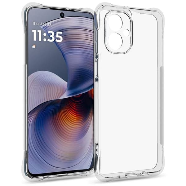 Tech-Protect Mobilskal till Motorola Moto G55 5G Flexair Pro - Clear Transparent