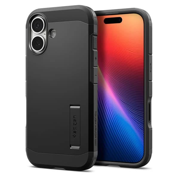 Spigen telefontaske til iPhone 17 Magsafe Tough Armor - Sort Svart
