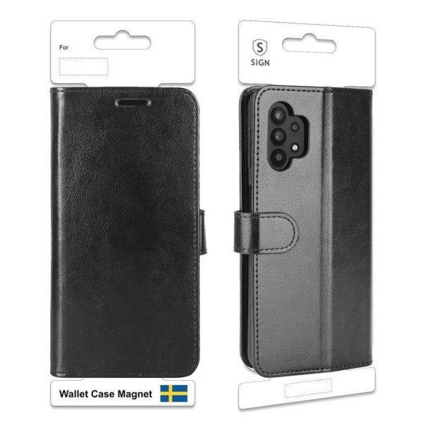 SiGN Wallet Cover til Galaxy A32 5G - Sort