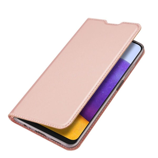 Dux Ducis - Skinpro Pungeetui Galaxy A22 5g - Rose Guld Yellow