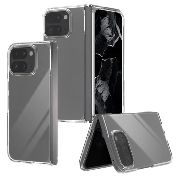ABEEL Mobilskal till Google Pixel 9 Pro Fold 5G Transparent Hård PC
