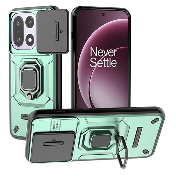 Mobilskal till OnePlus 15 5G PC + TPU Kickstand - Grön Grön