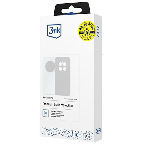 3MK Mobilskal till iPhone 16 Pro Matt Pro Svart