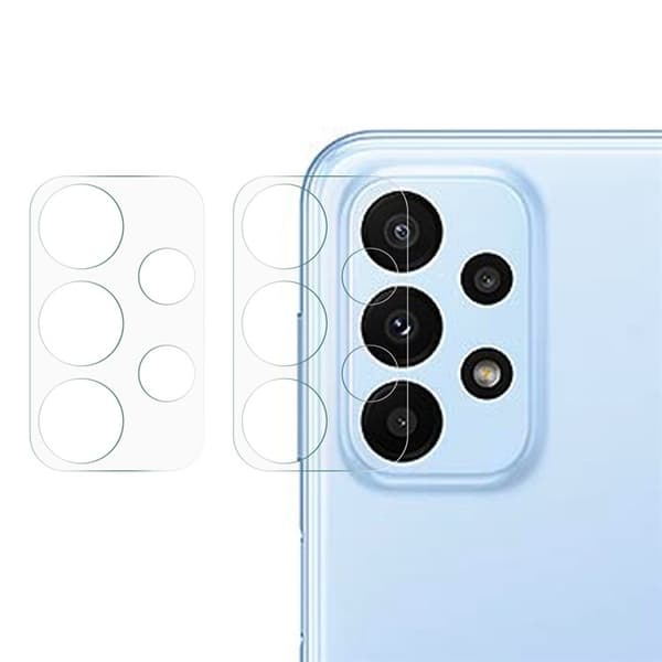[2-PACK] Galaxy A23 4G/5G Kameralinsskydd i Härdat glas Transparent