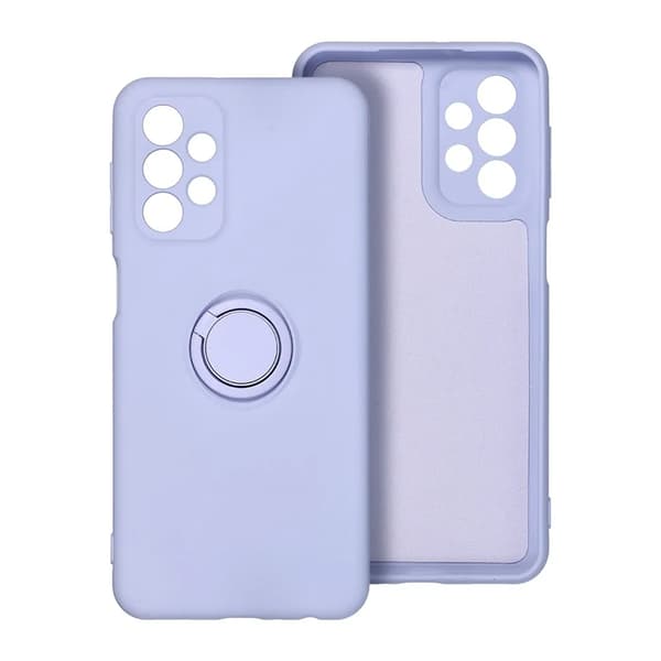 Telefontaske til Galaxy A26 5G silikone ring - lilla Lila