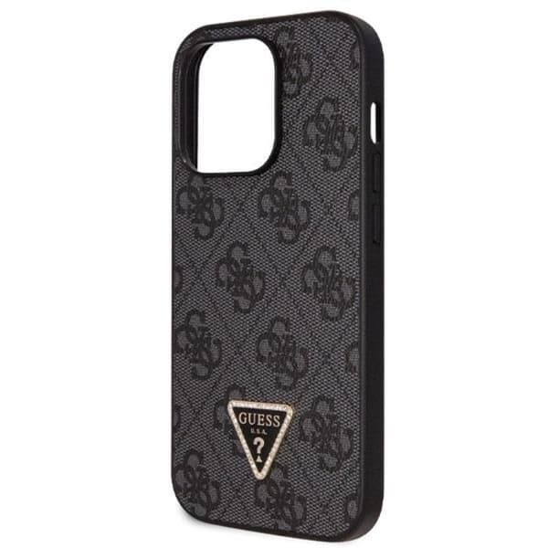 Guess iPhone 13 Pro Mobilskal Crossbody 4G Metal Logo - Sort Black