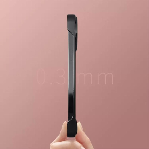 iPhone 12 Pro Max Cover Graphene Heat Dissipation - musta