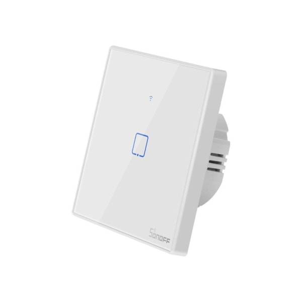 Sonoff yksikanavainen Wi-Fi-valokytkin T2EU1C-TX - valkoinen