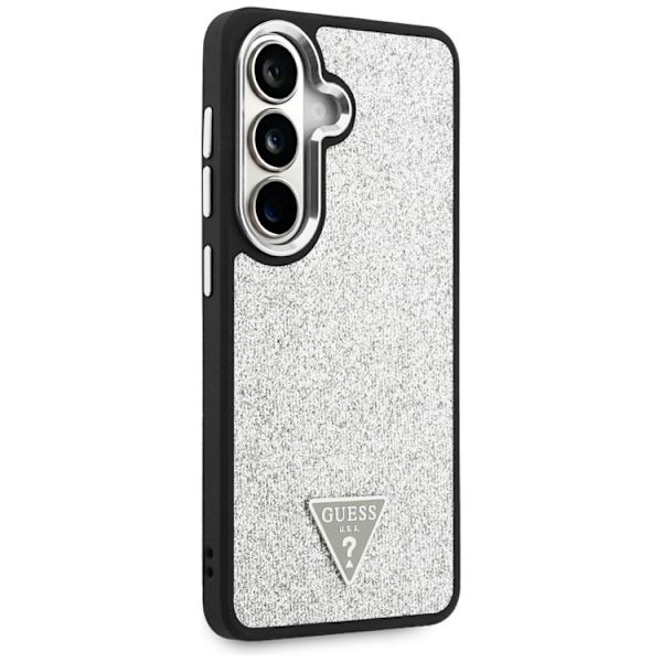 Guess Mobilskal För Galaxy S26 MagSafe Fixed Glitter Triangle - Silver Silver