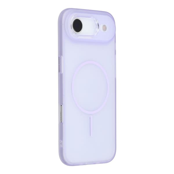 Mobilskal till iPhone Air MagSafe med Glitter Lins Frame - Lila Lila