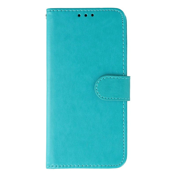 Samsung Galaxy S26 Plus Plånboksfodral Konstläder Flip med Rem - Blå