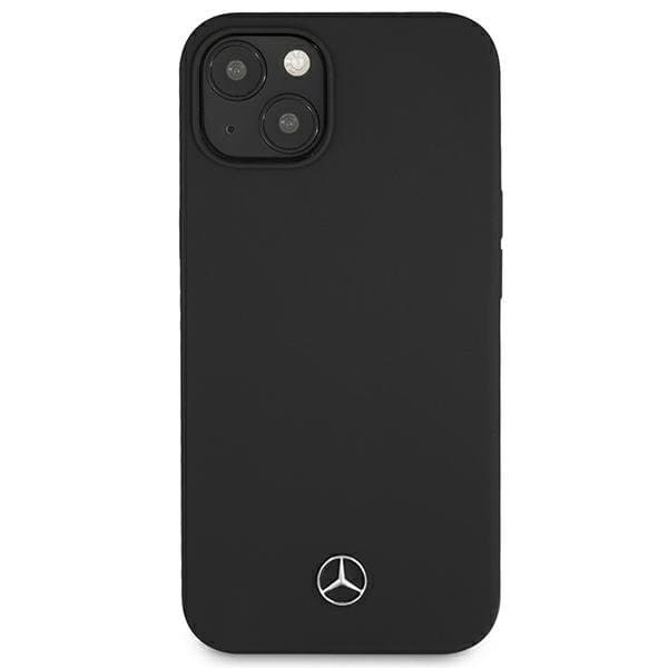 Mercedes Silicone Line Skal iPhone 13 Mini - Sort Black