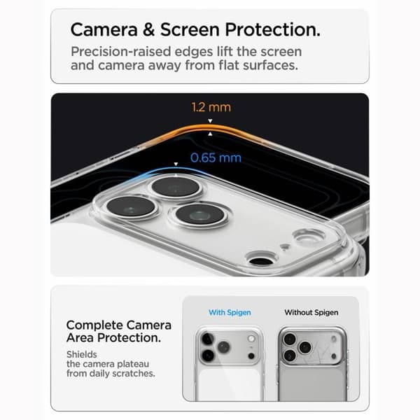 Spigen Mobilskal För iPhone 18 Pro/17 Pro Magsafe Ultra Hybrid T