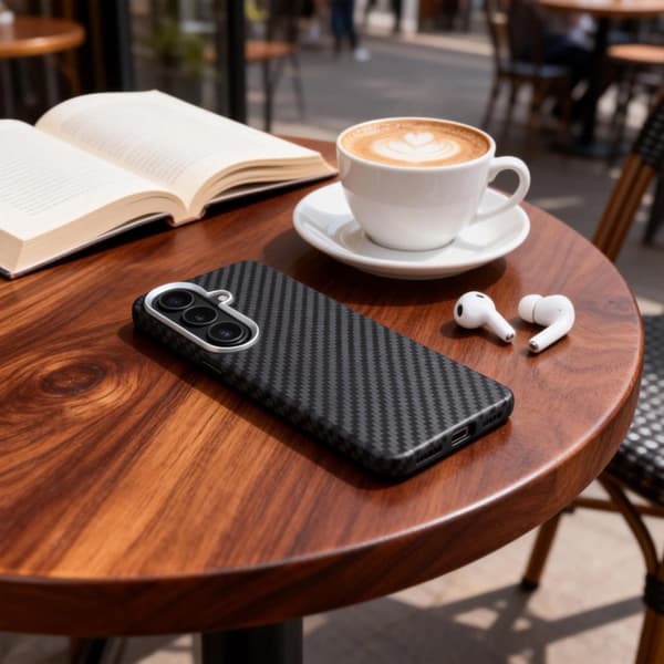 Tech-Protect Mobilcover Til Galaxy S26 Magsafe Ion Carbon - Sort/Sølv Svart