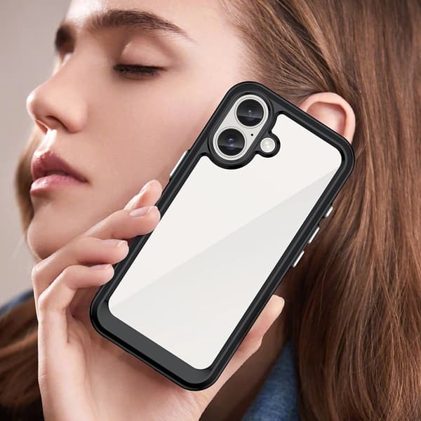 Telefontaske til iPhone 16 Outer Space - Sort Black