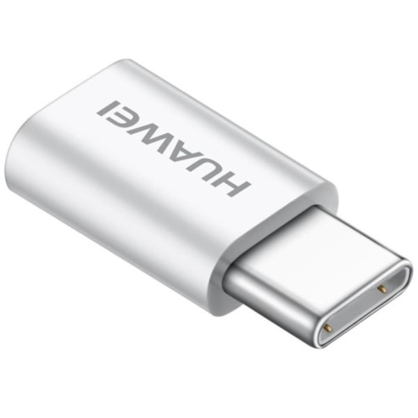 Huawei USB Adapter Micro-USB Till Typ-C AP52 - Vit 1 Pack