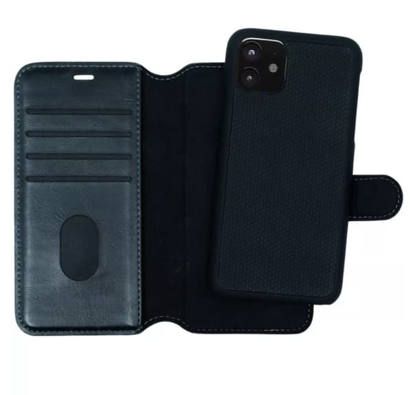 Champion 2-i-1 Slim Wallet Case iPhone 12 & 12 Pro - Sort Black