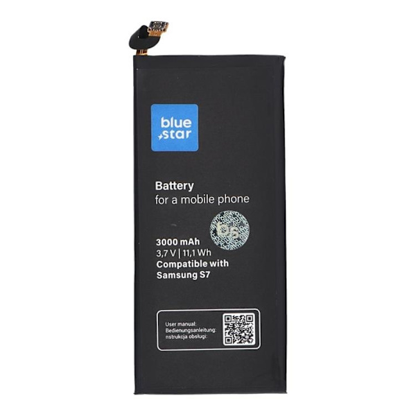 Blå stjerne Samsung S7 Batteri 3000 mAh PREMIUM