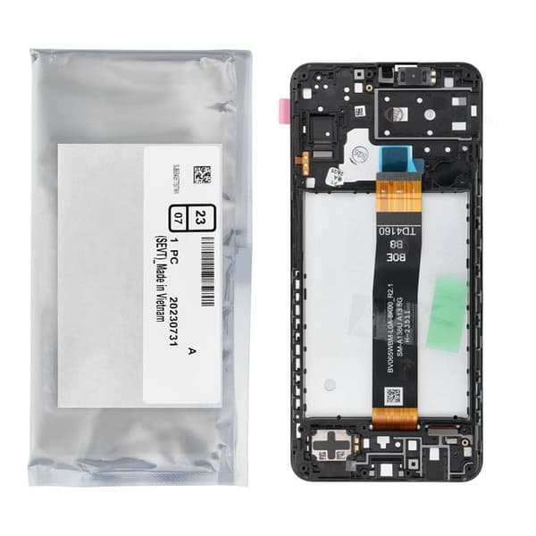 Galaxy A13 5G Skärm med LCD-display Service Pack A136B GH82 29077A Svart