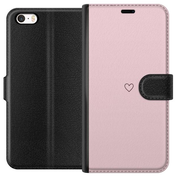 Pungcover til Apple iPhone SE (2016) med Lille Hjerte