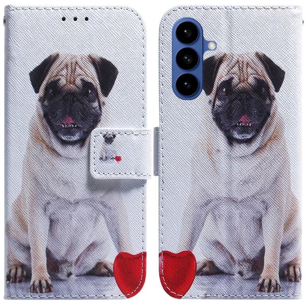 Plånboksfodral för Samsung Galaxy S26 Plus Mönstertryck Konstläder - Hund
