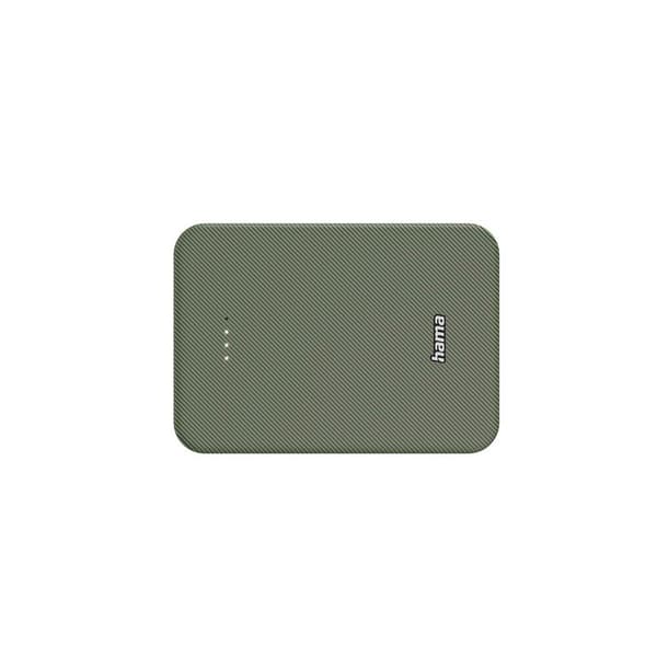 HAMA Powerbank Farve 10 10000mAh USB-C+USB-A Grøn