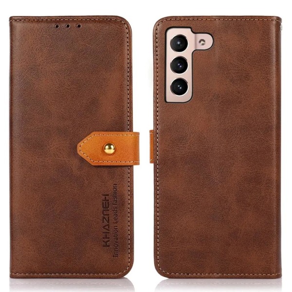 Khazneh Galaxy S23 Wallet Case - Brun
