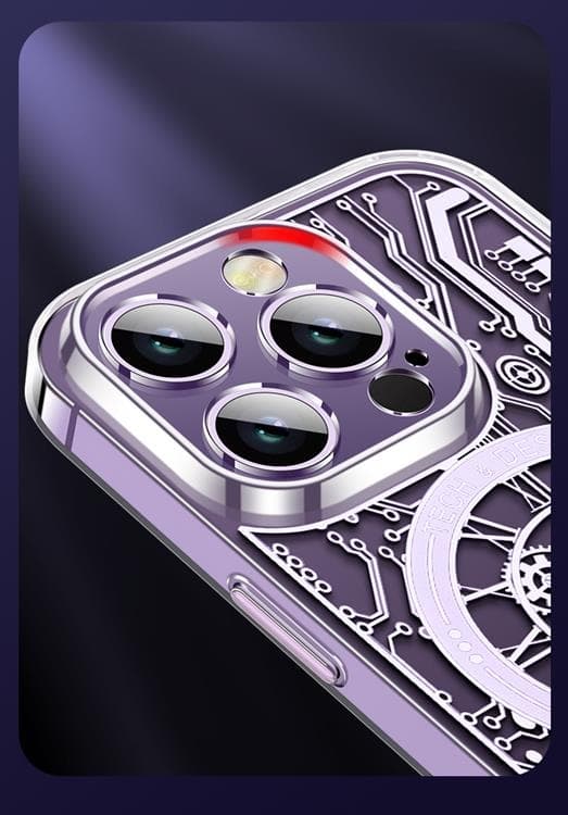 Mobilskal till iPhone 14 Pro Max Magsafe Mechanical - Lila Lila