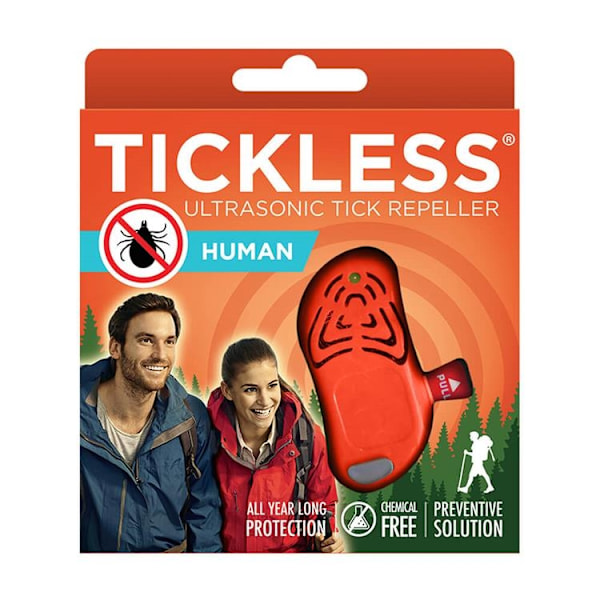 Tickless Fästingskydd Human Orange