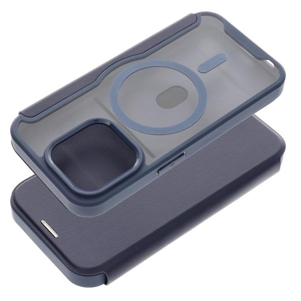 iPhone 15 Pro Max Plånboksfodral Magsafe Smart - Blå