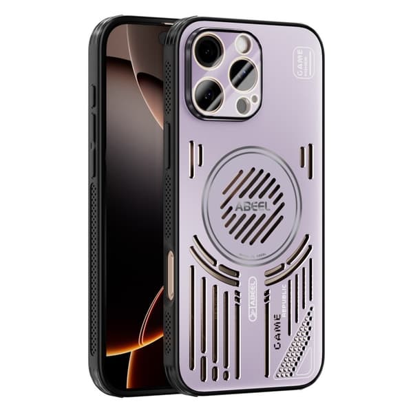 ABEEL Mobilskal till iPhone 16 Pro Aluminium + PC + TPU - Lila